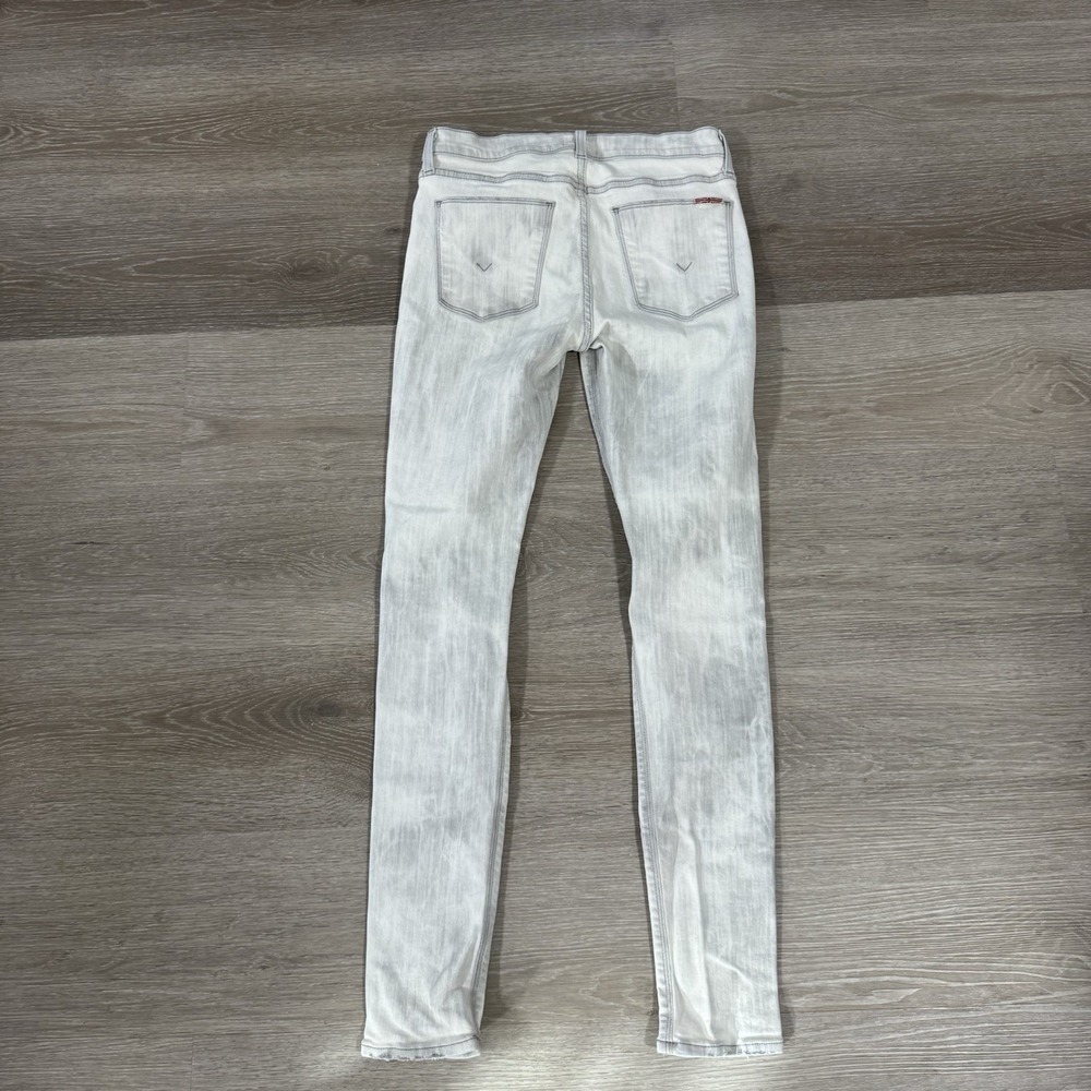 Hudson Gray Nico Super Skinny Midrise Distressed Jeans USA Women's Size 27 - Picture 5 of 7